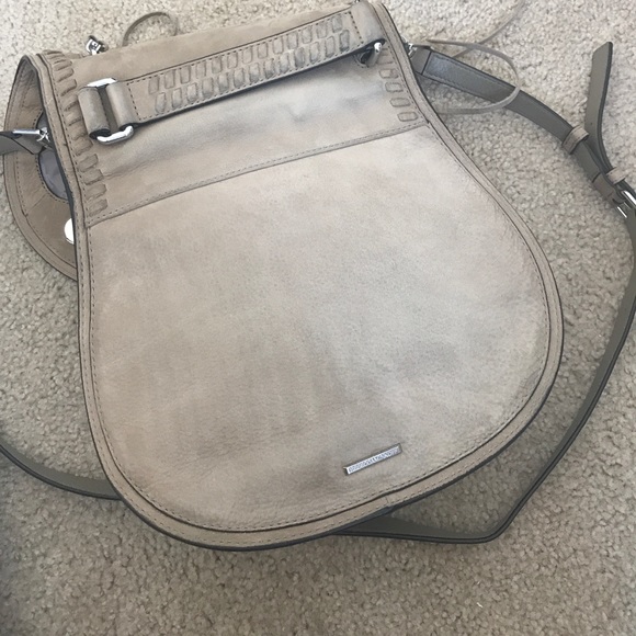 Rebecca Minkoff Bags - Rebecca Minkoff Suede vanity saddle bag sandstone Rebecca Minkoff Bags - Rebecca Minkoff Suede vanity saddle bag sandstone