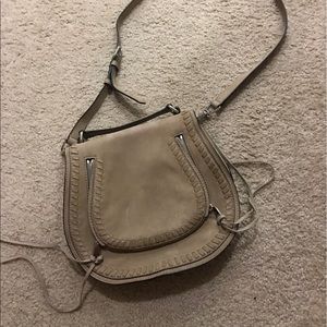 Rebecca Minkoff Bags - Rebecca Minkoff Suede vanity saddle bag sandstone Rebecca Minkoff Bags - Rebecca Minkoff Suede vanity saddle bag sandstone