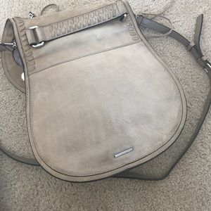 Rebecca Minkoff Bags - Rebecca Minkoff Suede vanity saddle bag sandstone Rebecca Minkoff Bags - Rebecca Minkoff Suede vanity saddle bag sandstone