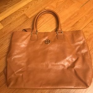 NWOT Tory Burch brown leather bag