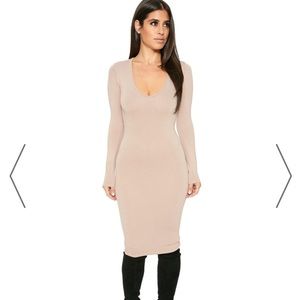 The NW DEEP V DRESS NAKED WARDROBE