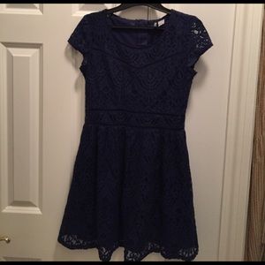 H&M Navy Lace Dress ASO Alice Quinn The Magicians