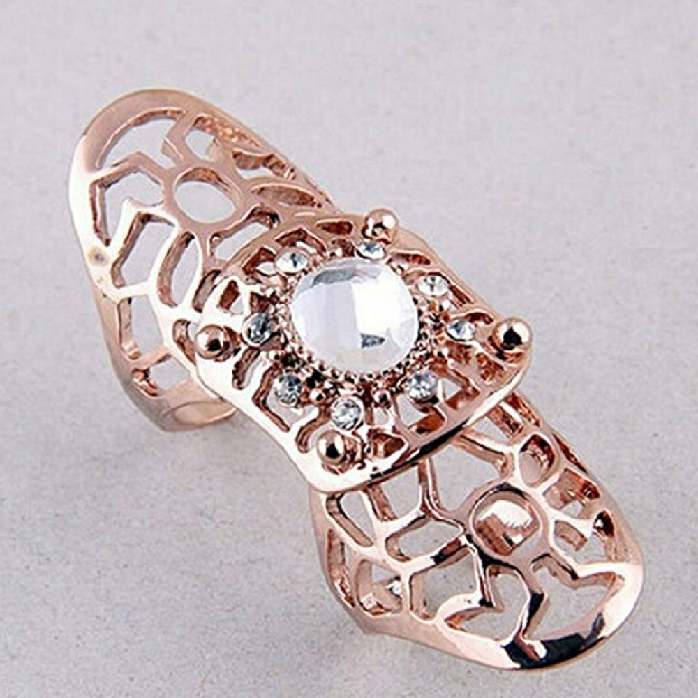 🆕Beautiful Vintage Rhinestone Ring - Picture 2 of 3