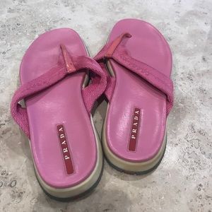 Pink Prada Sandals 6.5