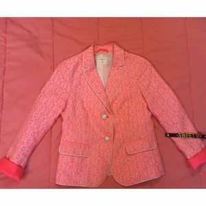 GAP pink printed blazer