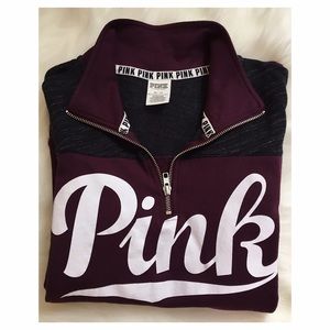 Victoria's Secret Pink Halfzip Pullover
