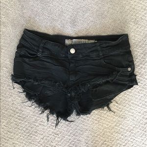Brandy Melville black jean shorts