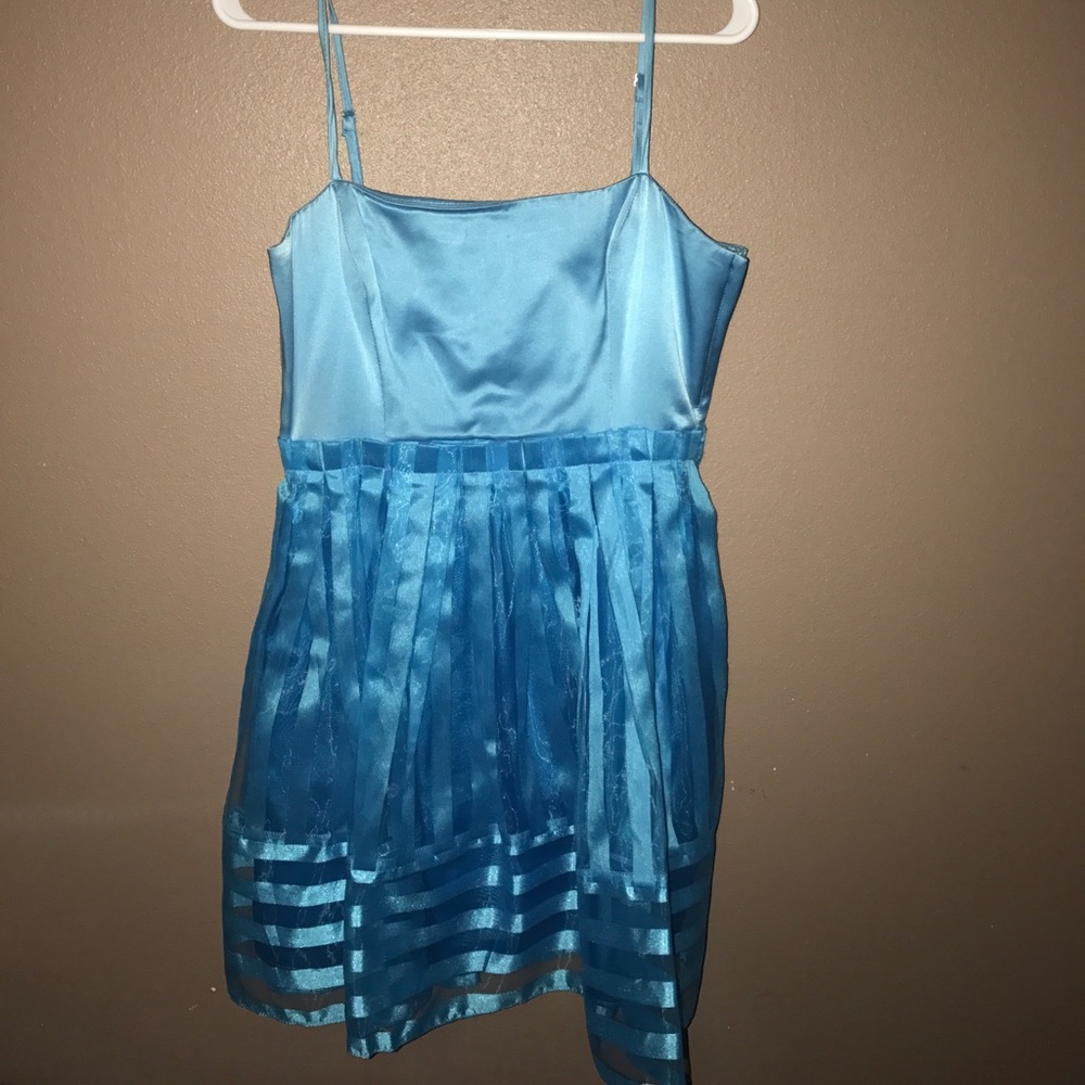 Bright blue Betsy Johnson dress