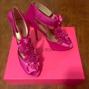 Betsey Johnson Hot Pink Heels