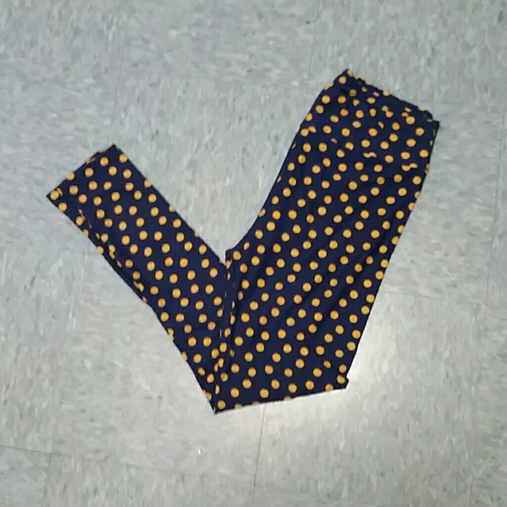 Navy and Gold leggings