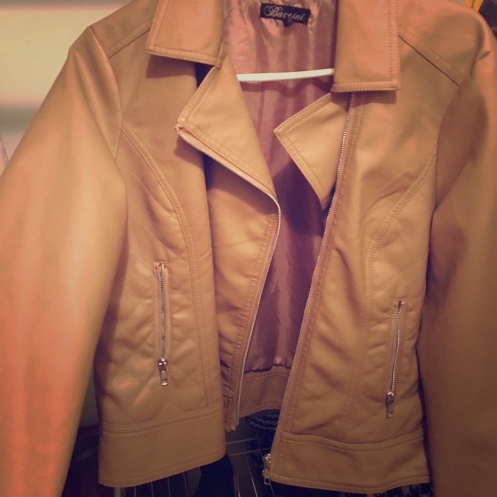 Brown "leather" jacket