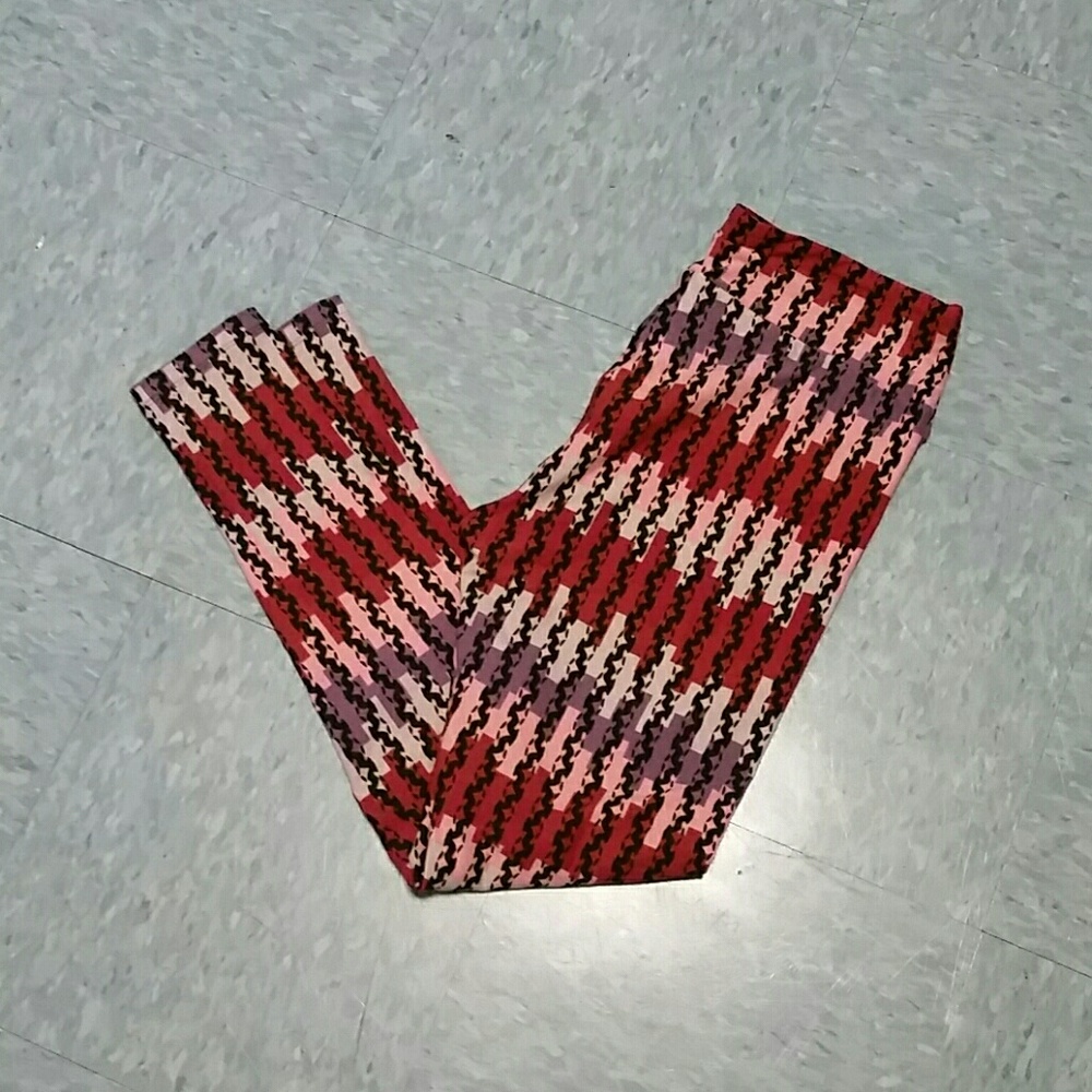 Purple and reds leggings