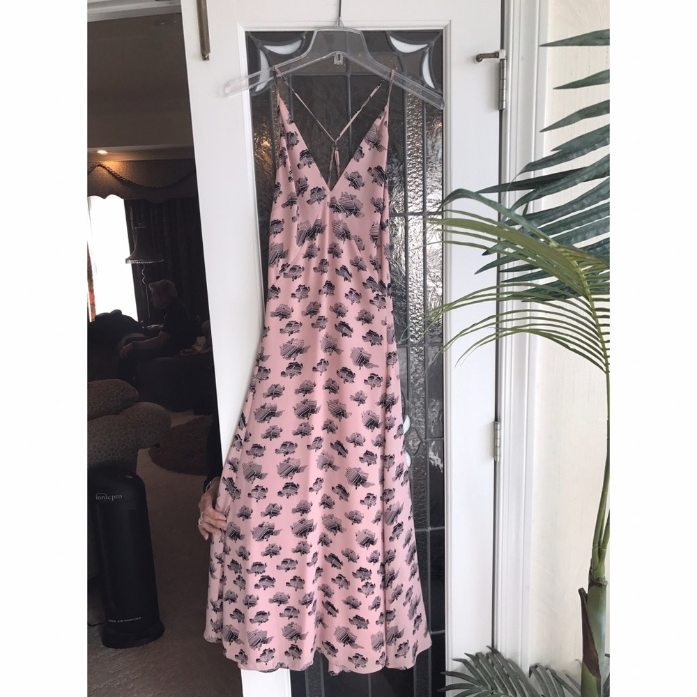 Pink maxi dress