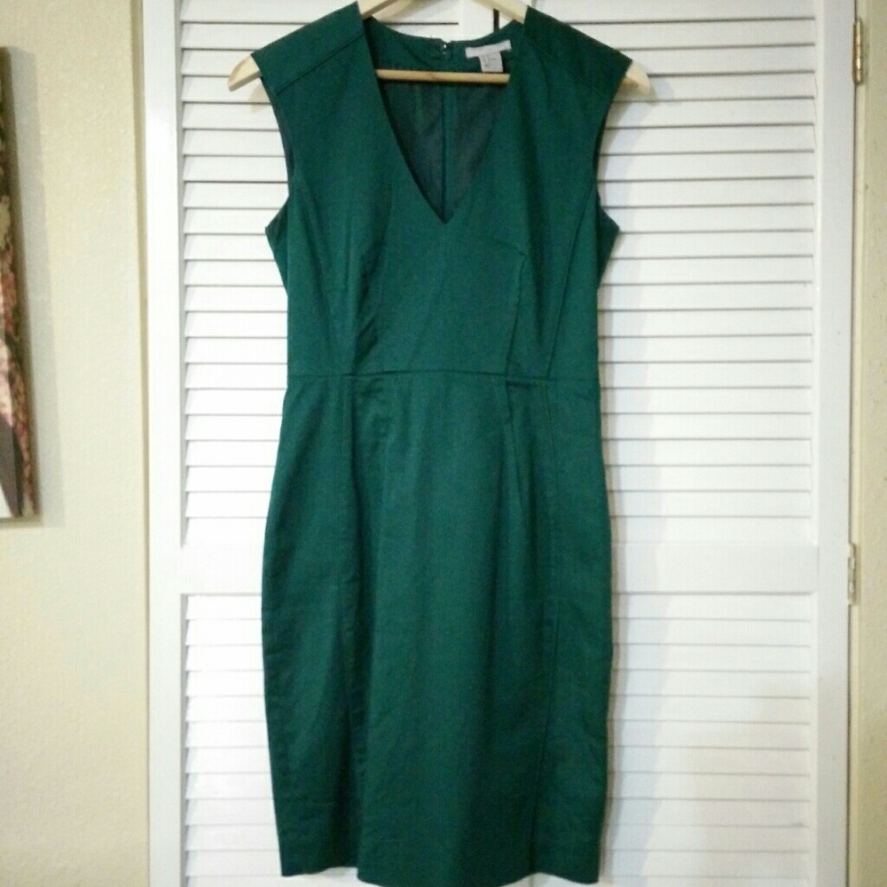 Green business dress