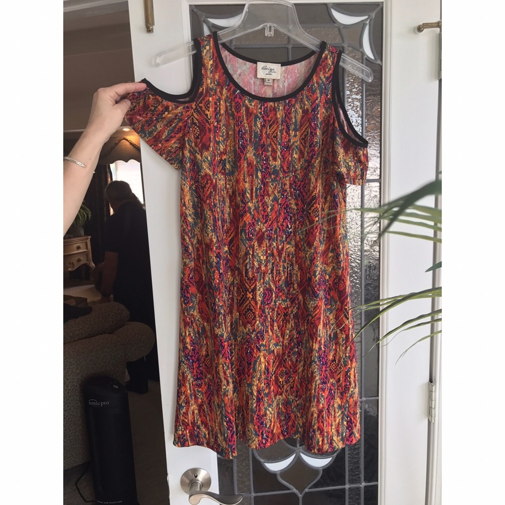 Off the shoulder midi dress