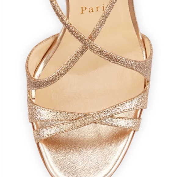 christian louboutin audrey gold christian louboutin audrey gold