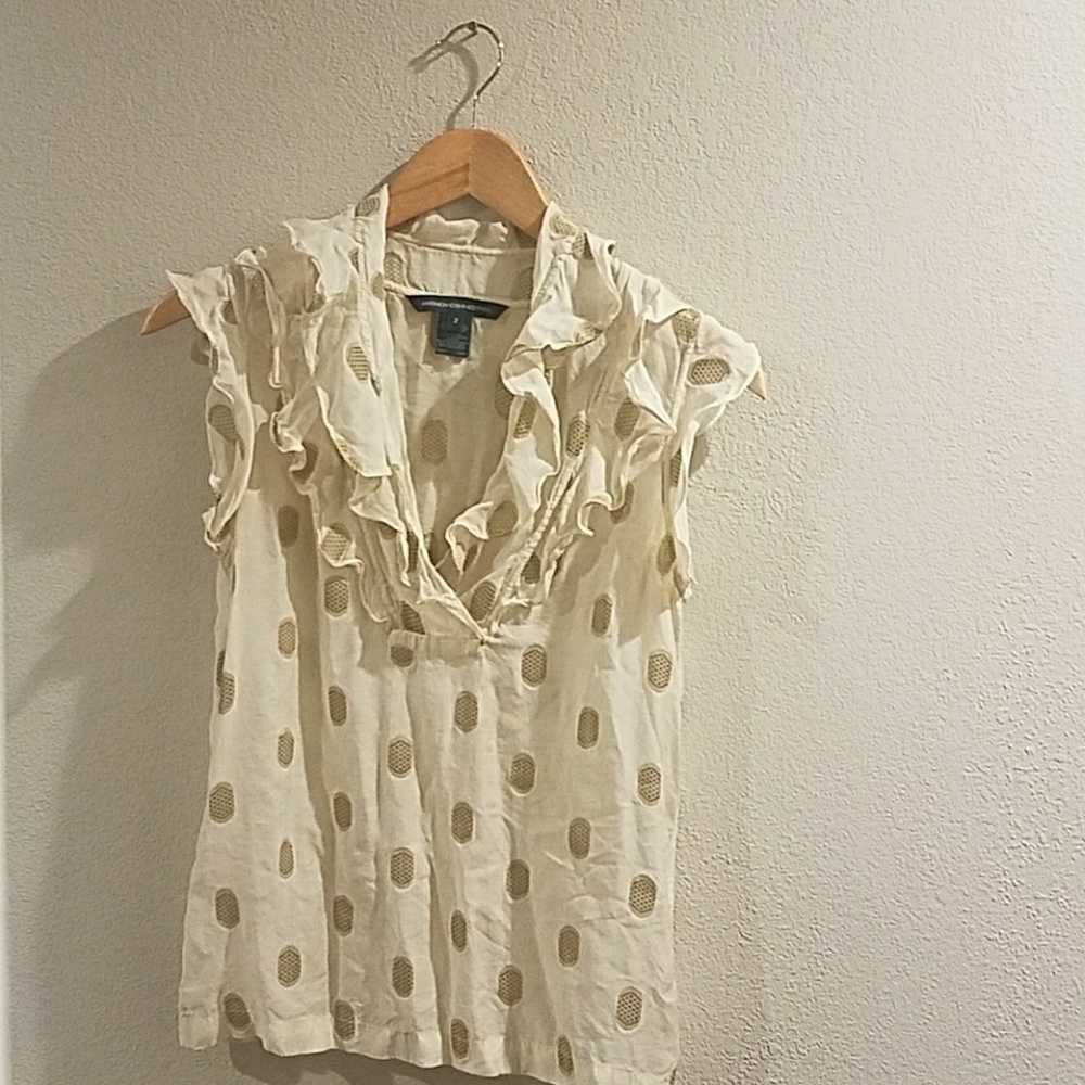 French Connection linen and metalic summer tunic!