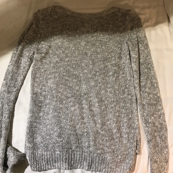 *SOLD* Abercrombie & Fitch Sparkly Gray Sweater - Picture 4 of 4