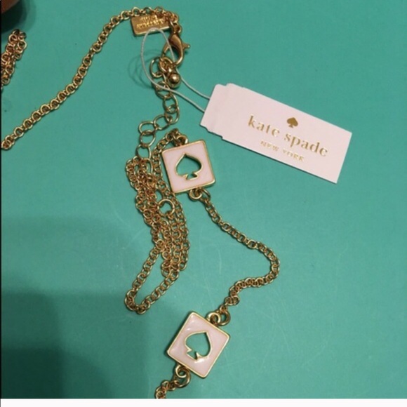 NWT Kate Spade Reversible Hole Punch Necklace - Picture 3 of 4