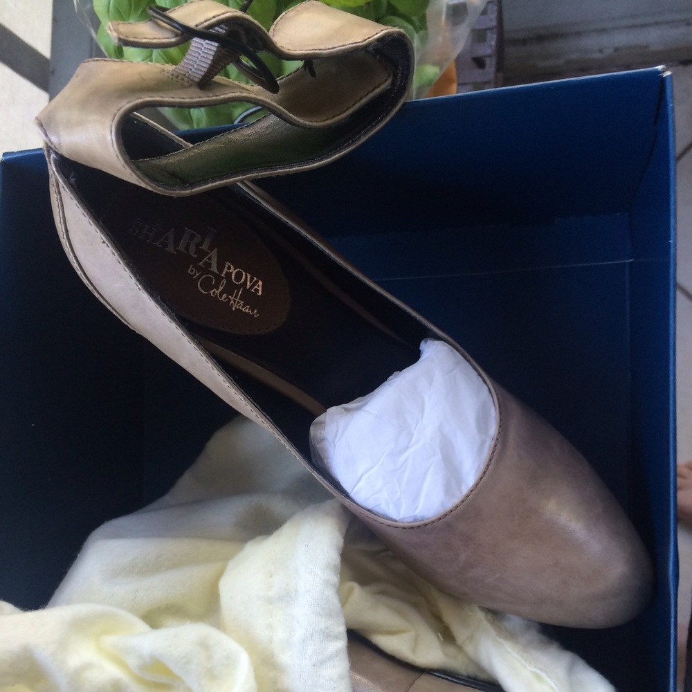 NIB Cole Haan Maria Sharapova Greige Alexis Pump