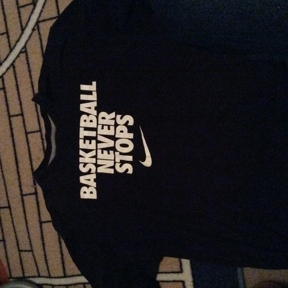 Nike basketball never stops shirt
