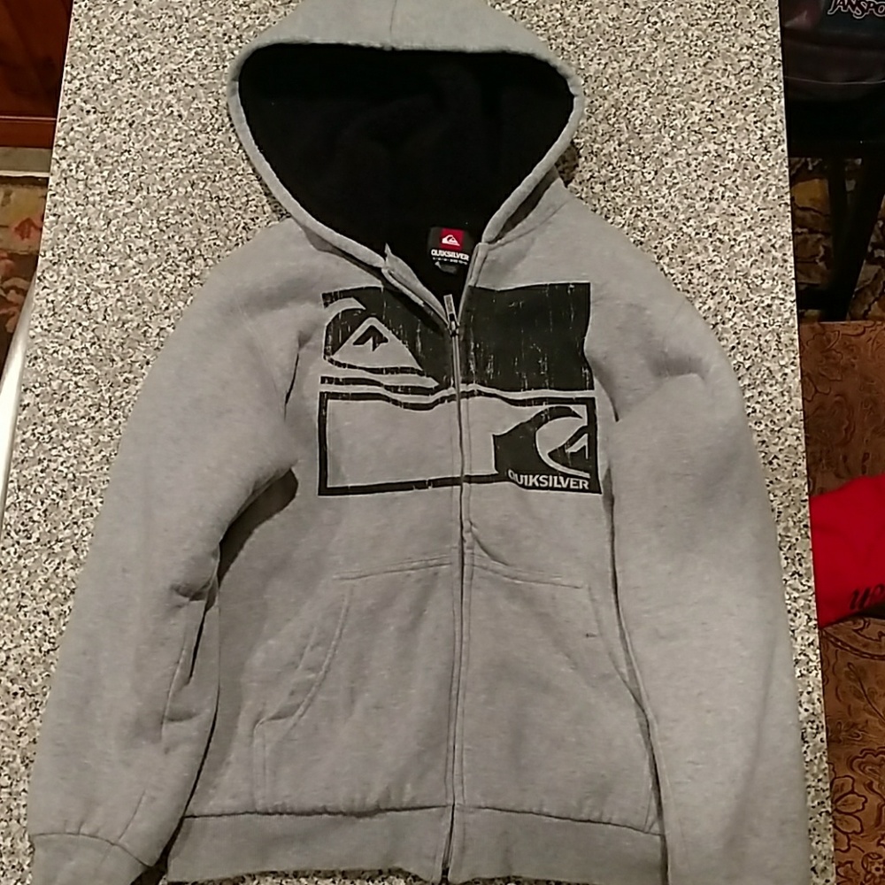 Thick furry Quicksilver sweatshirt
