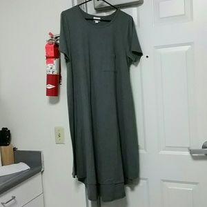 Grey Shirt Dress