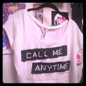 Call Me Anytime crop top