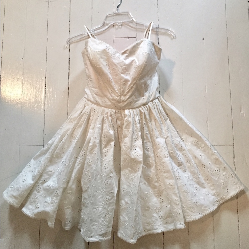 Betsey Johnson eyelet dress
