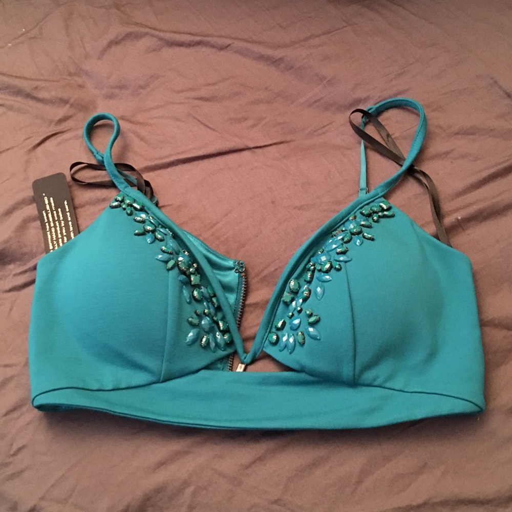 Bebe bralette crop top xs