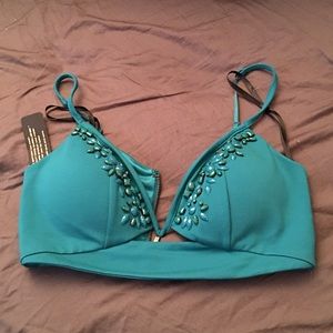 Bebe bralette crop top xs