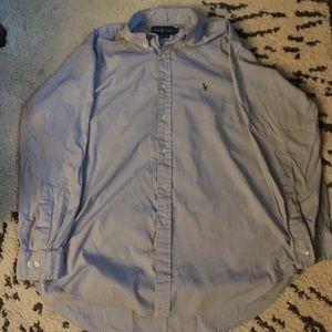 Light Blue Ralph Lauren Polo Button Down Shirt
