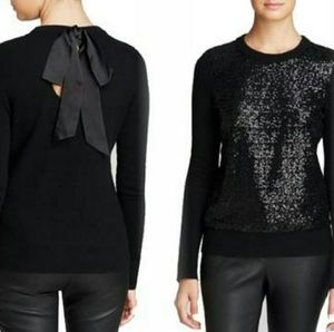 Kate spade sequin tie back sweater