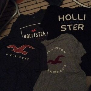 4 Hollister California Tees