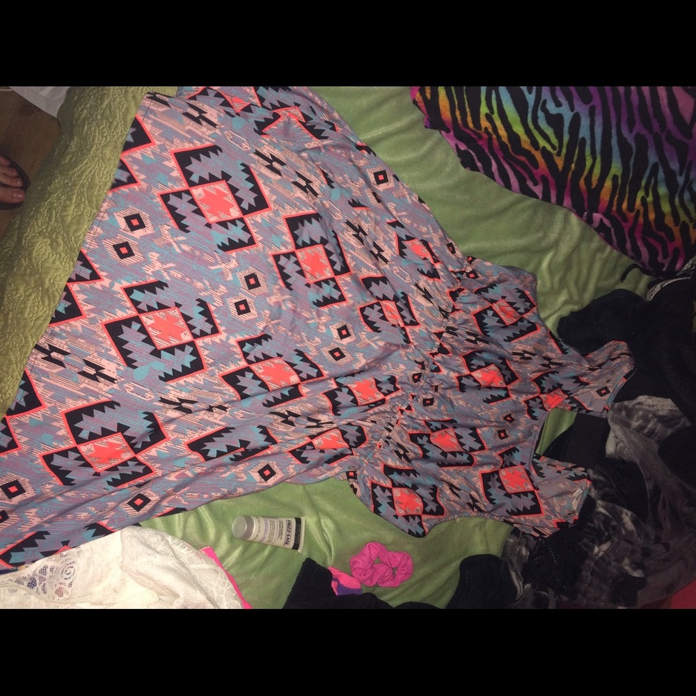 Beautiful aztec design summer dress!