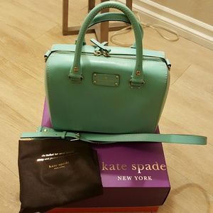 Kate Spade Wellesley Satchel w/duster and box