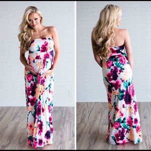 Floral maxi dress