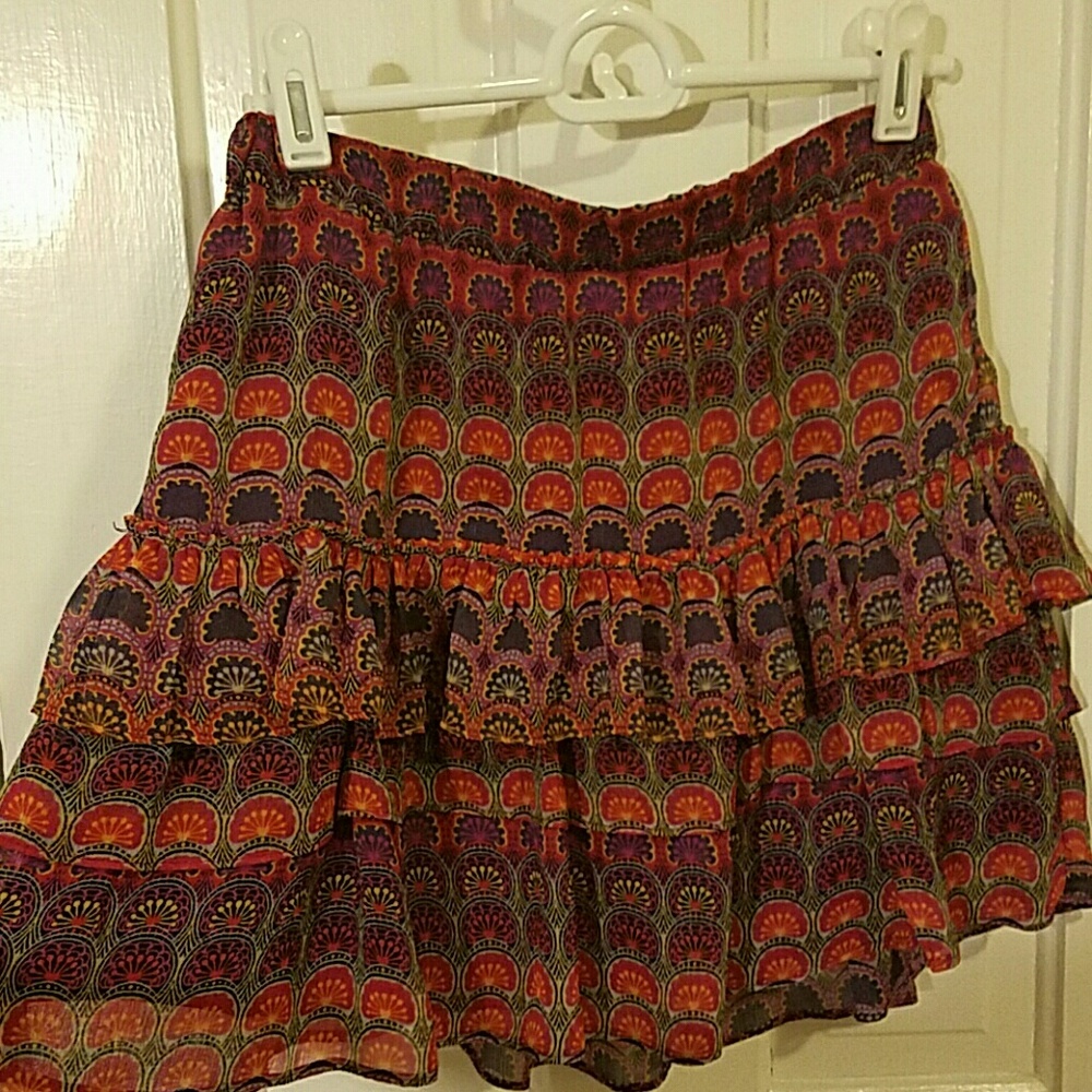 EXPRESS Ruffled Mini Skirt - Picture 5 of 6