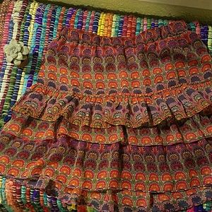 EXPRESS Ruffled Mini Skirt