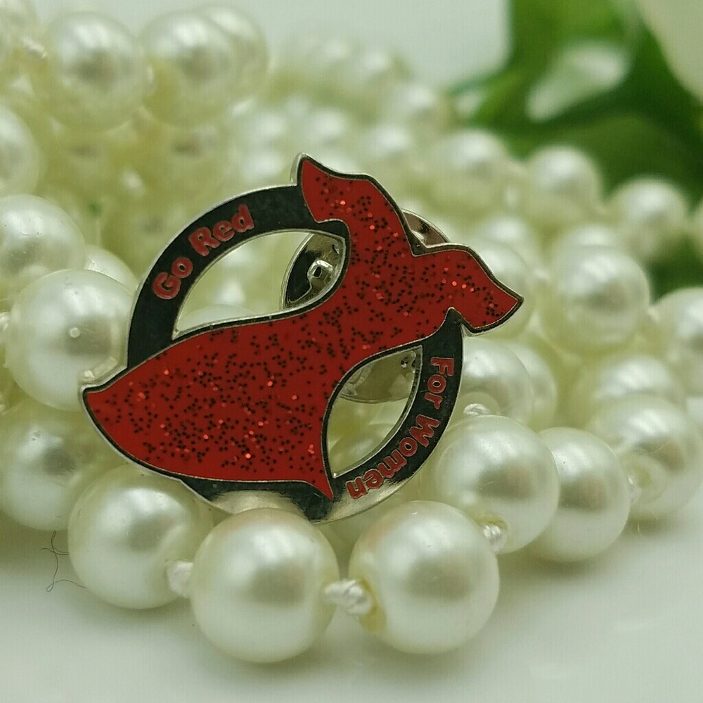 GO Red for Women Brooch