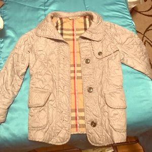 Burberry quilted jacket