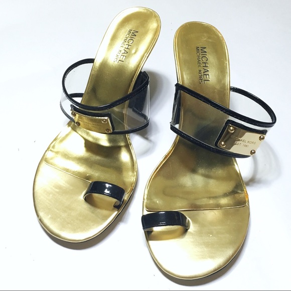 michael kors clear sandals