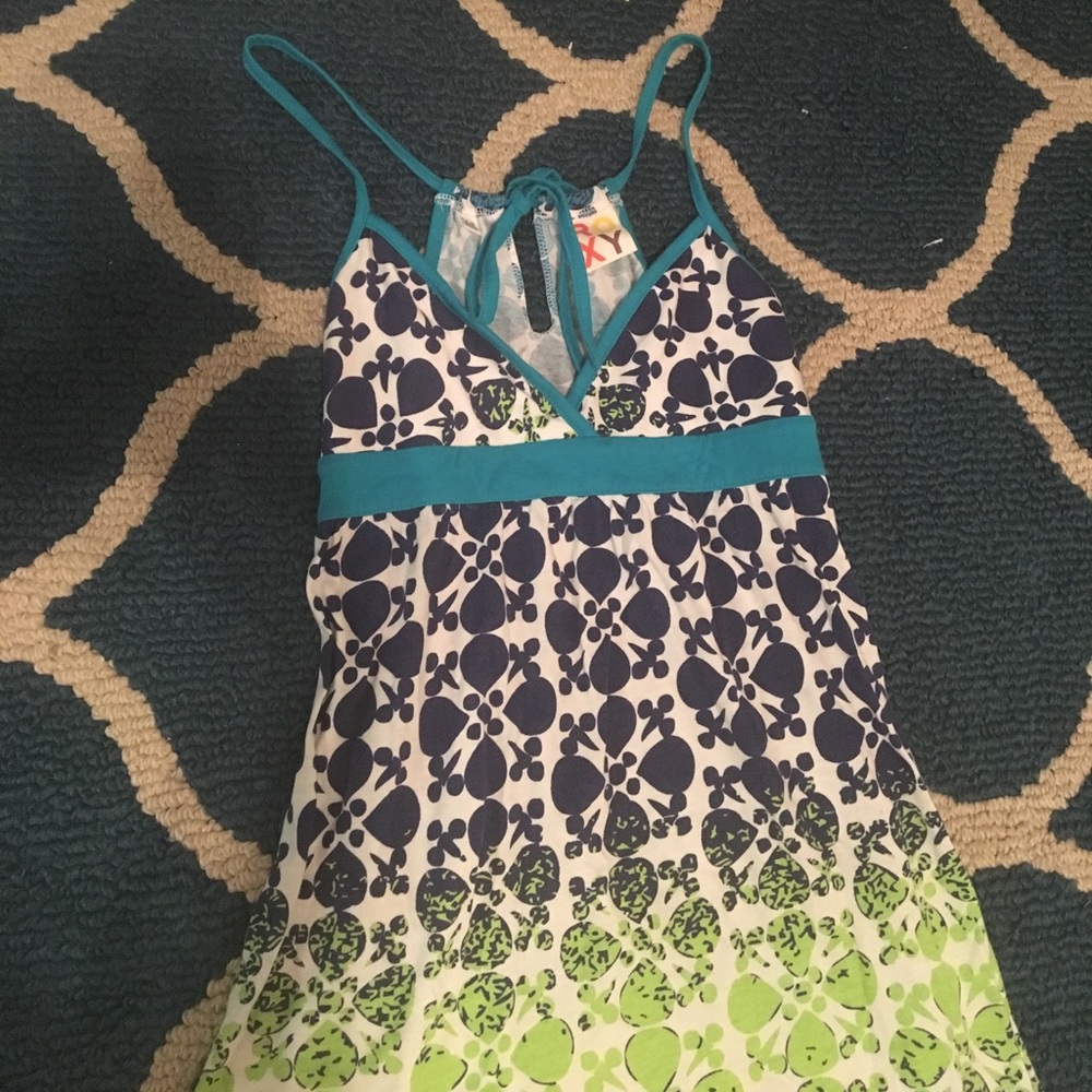 ROXY blue/green dress