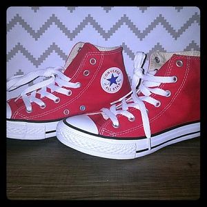 Red Converse Hightops