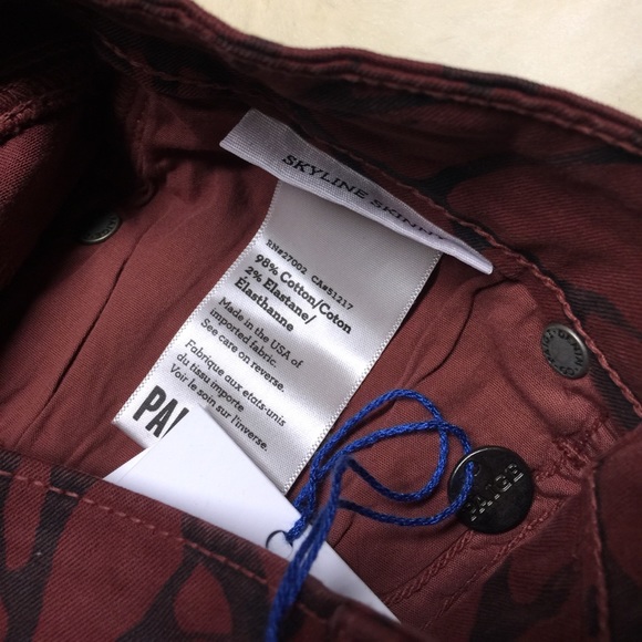 Paige jeans skyline skinny mid rise B32 - Picture 6 of 8