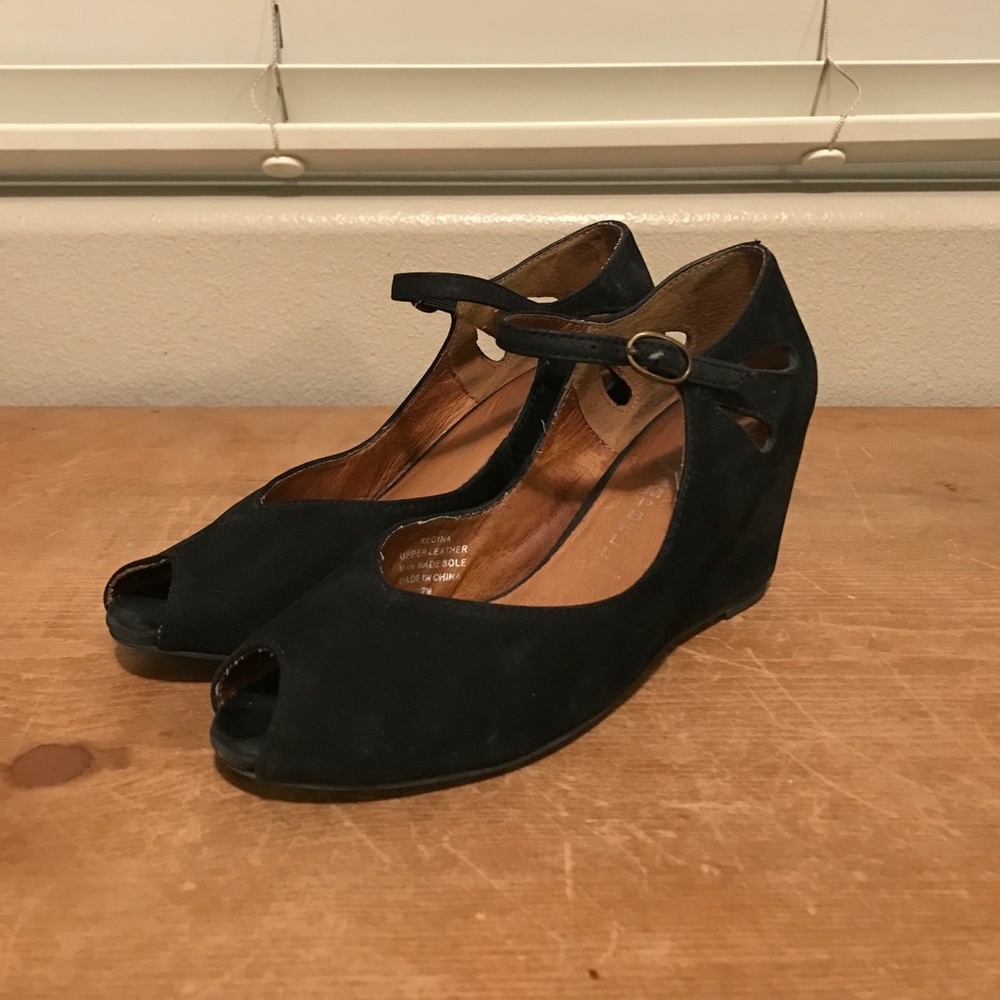 Jeffrey Campbell Black Wedges