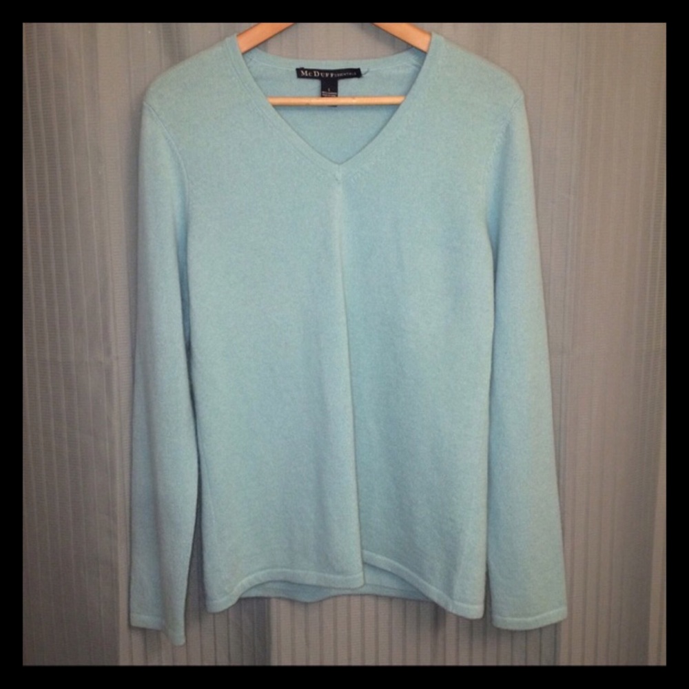 Light Blue Cashmere Sweater