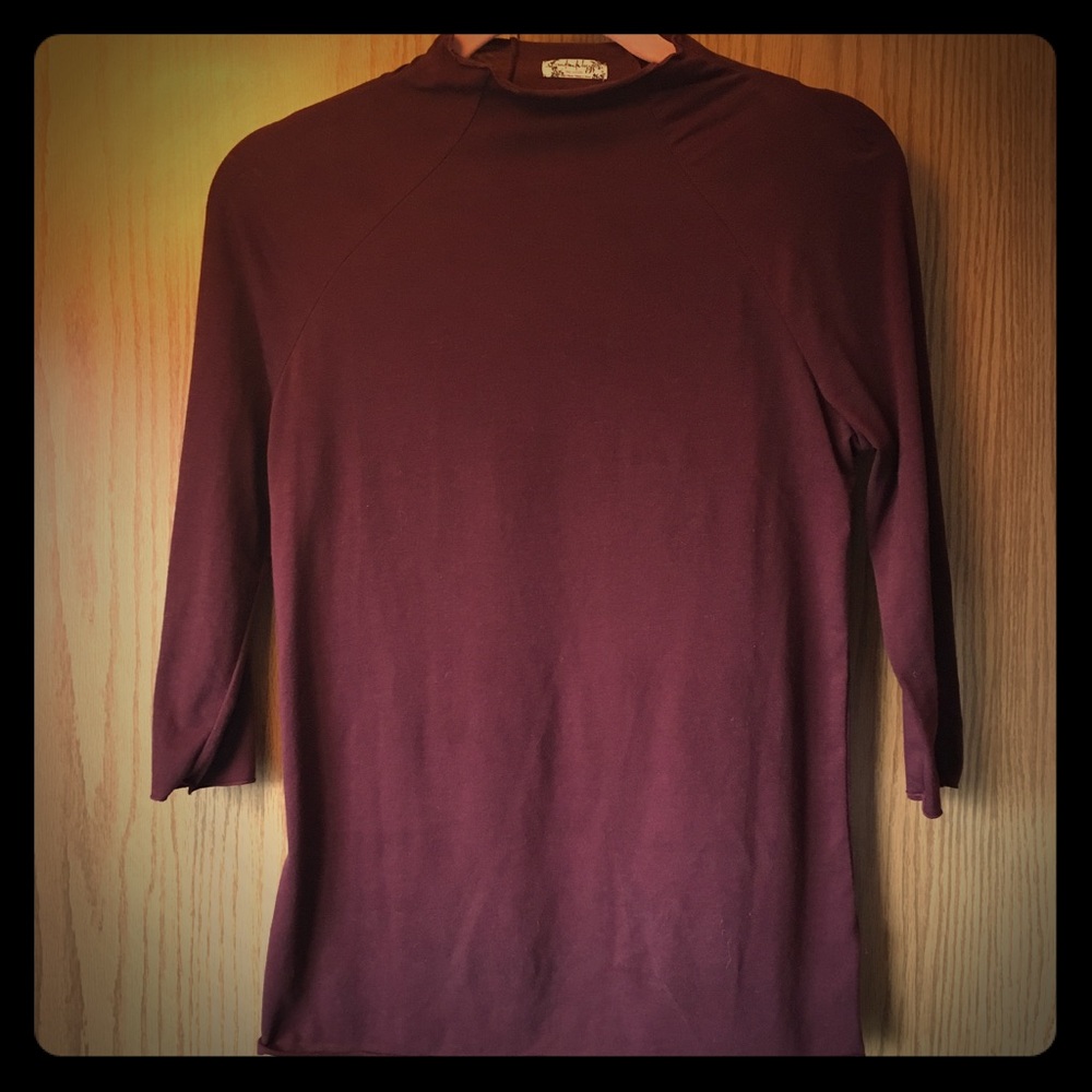 FP 3/4 sleeve turtle neck