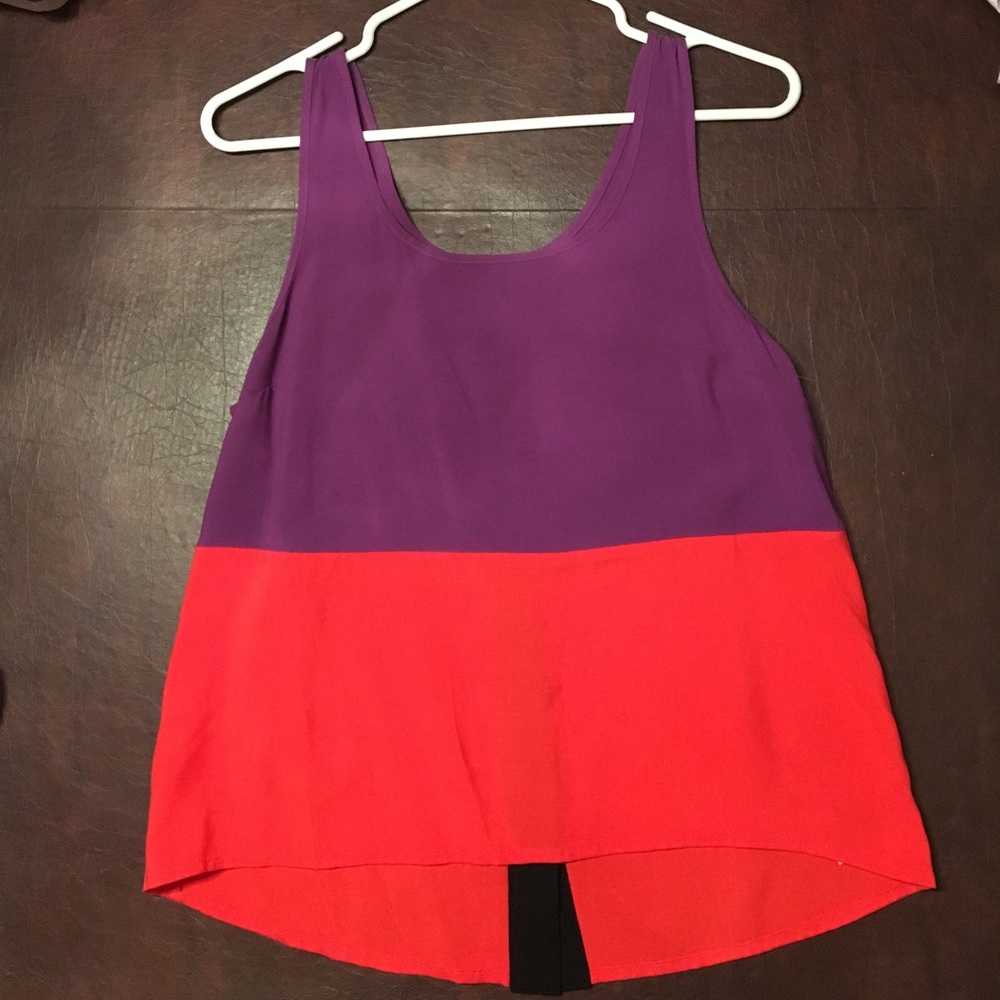 GUESS purple/red tank top