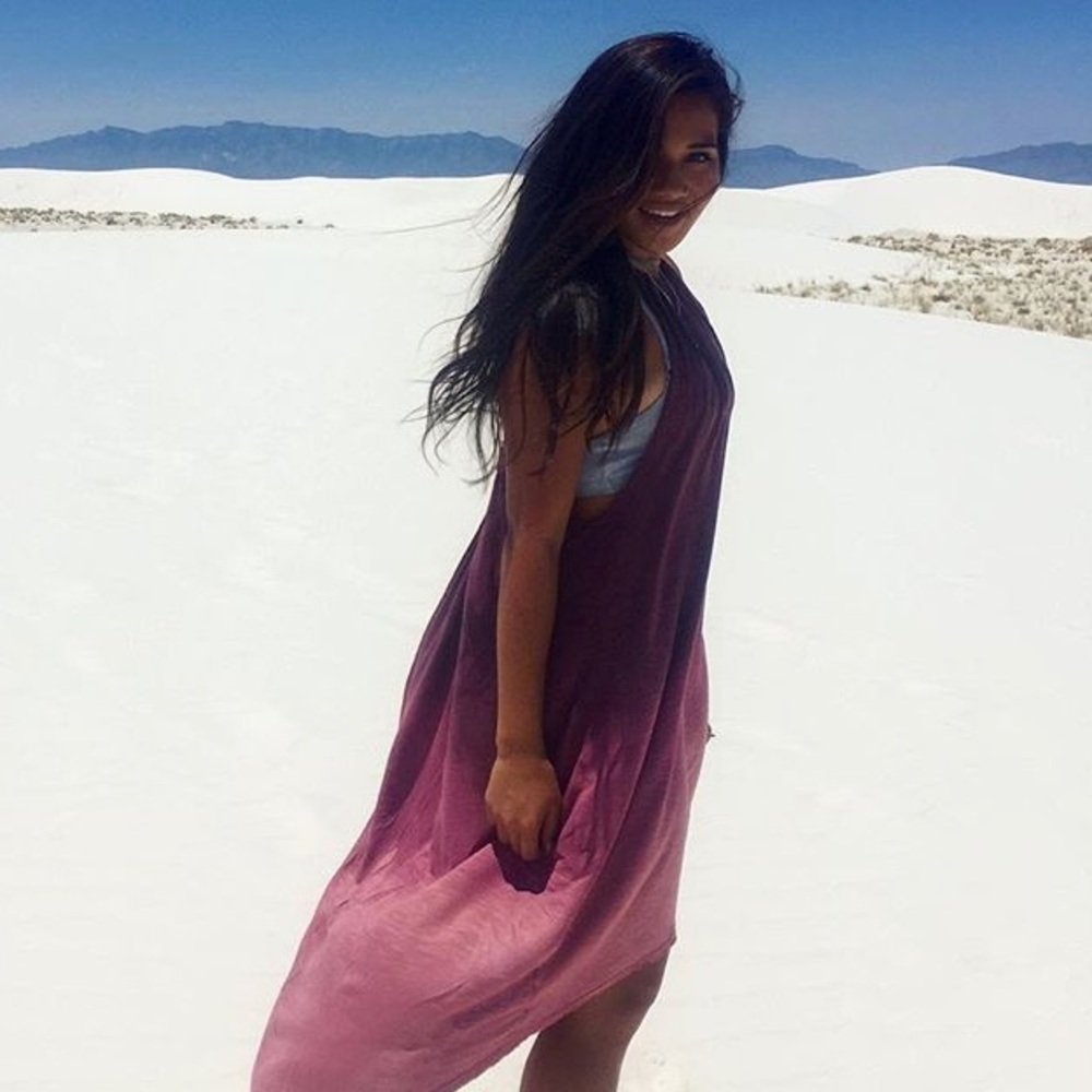 Urban outfitters two tone tie dye dress